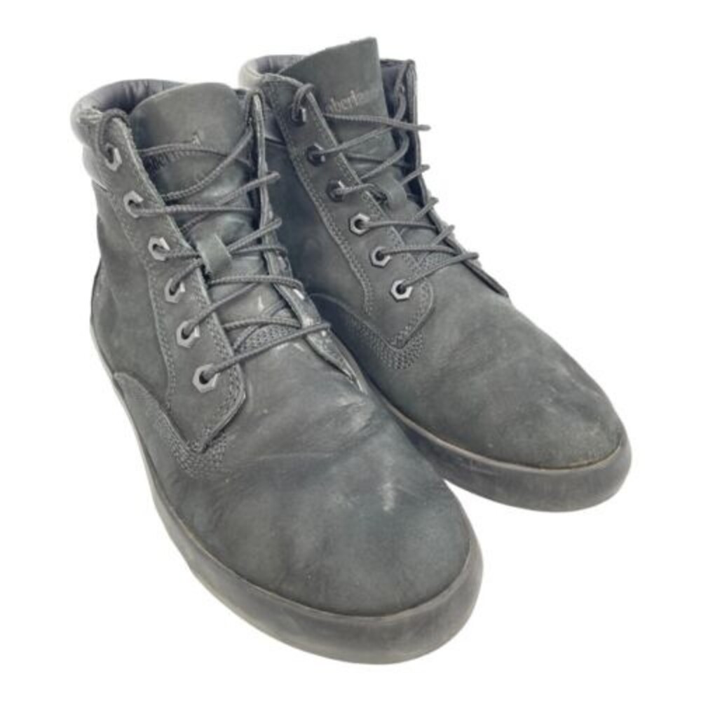 Timberland Womens A1KLO Dausette Nubuck Black Suede Leather Boots Size 8.5